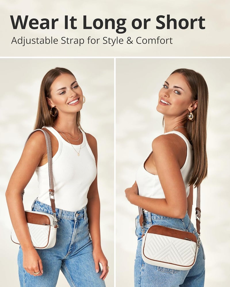 Vantamo Crossbody Bags For Women with Anti-Pickpocket Clip, Premium Purses for Women, Adjustable Strap Handbags & Gift Box - Image 4